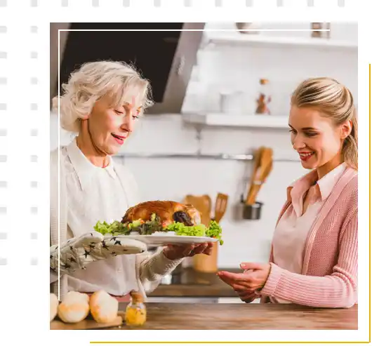 Cooking a holiday mean