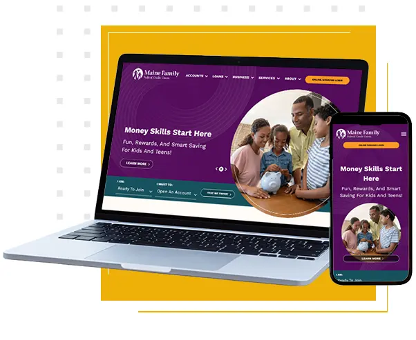 Credit Union Website Design Example