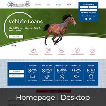 Homepage - Desktop