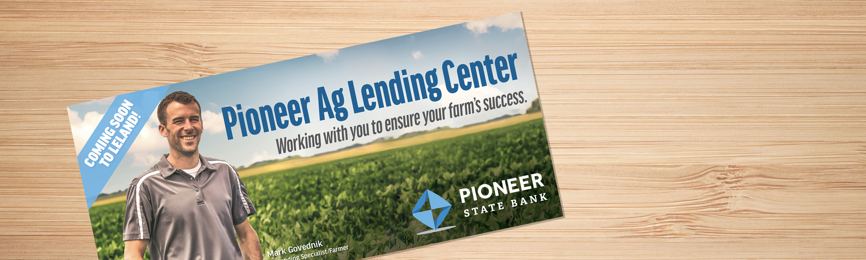 Pioneer State Bank Postcard Portfolio Header