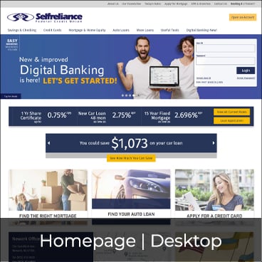 Homepage - Desktop Preview