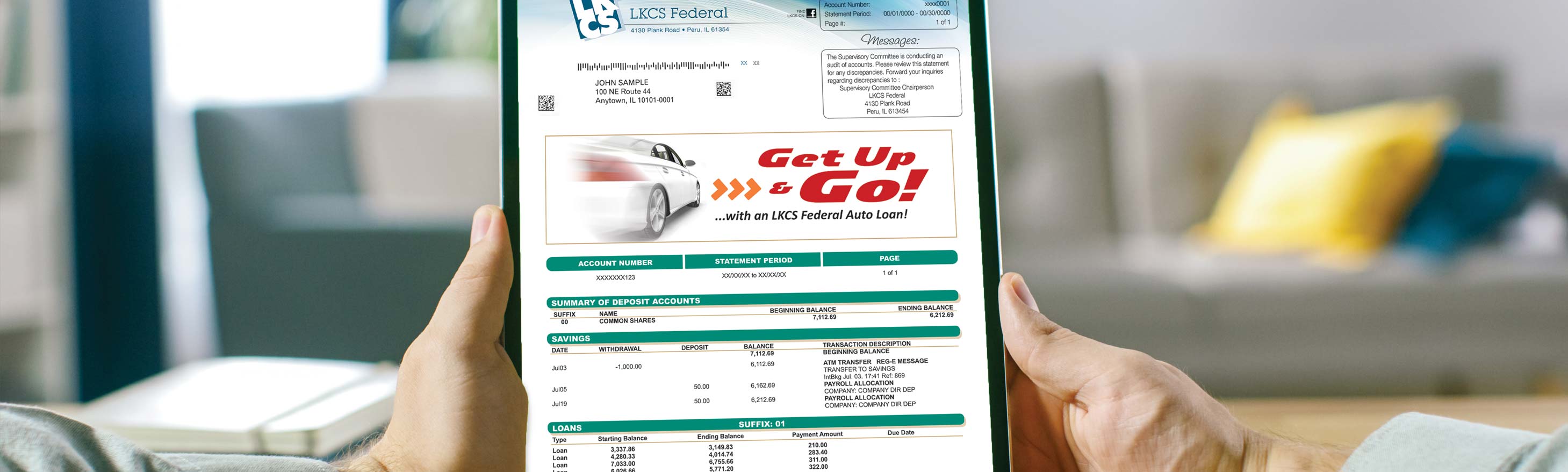 E-Statement Header